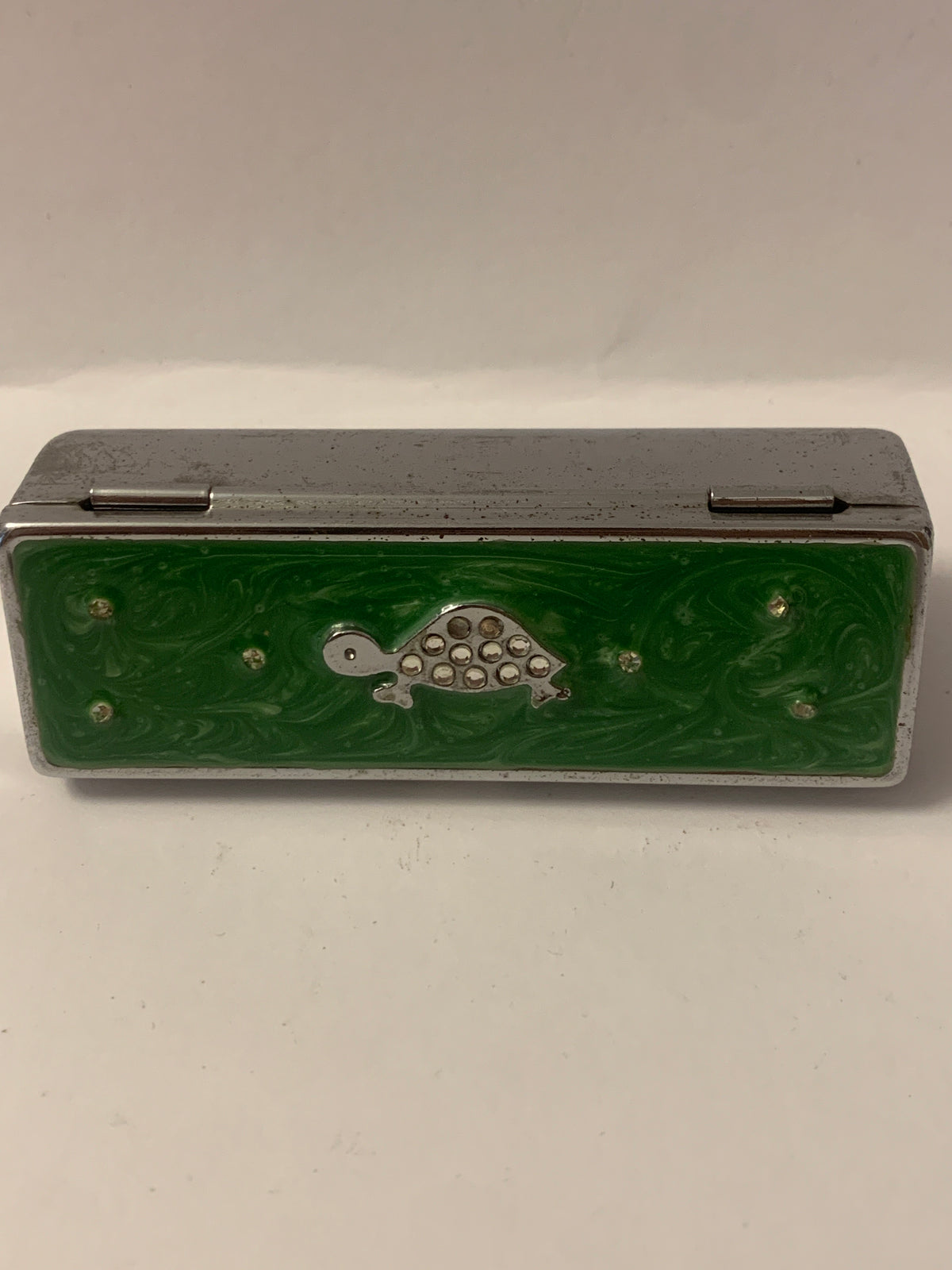 Porta rossetto vintage da borsa (Lipstick Case) con specchietto integrato