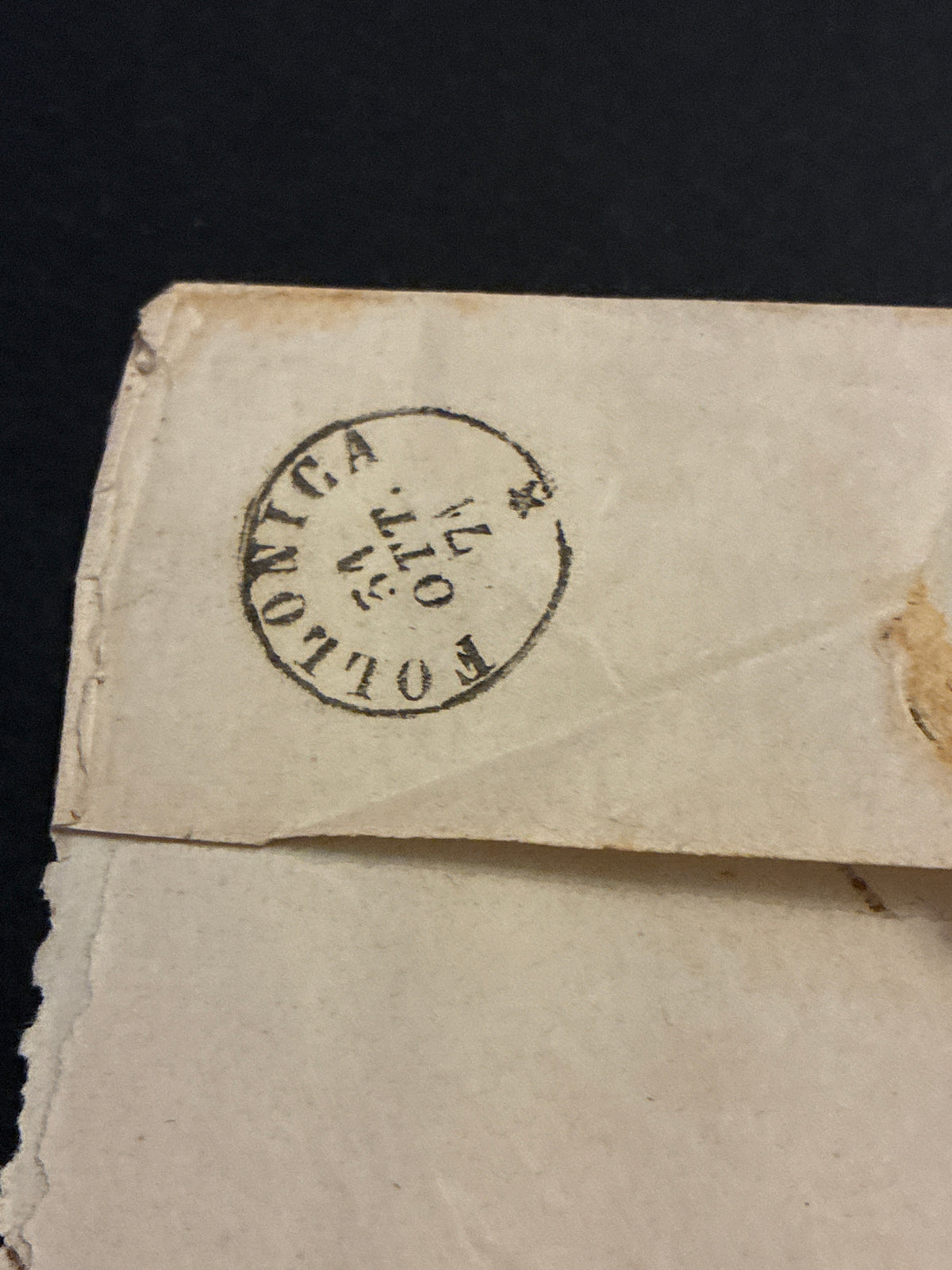 Busta Storia Postale 1874 Regno D'Italia Vittorio Emanuele II Francobollo 20 Centesimi Azzurro Annullo Numerale A Punti Timbri Retro Campiglia Marittima E Follonica Da Collezione