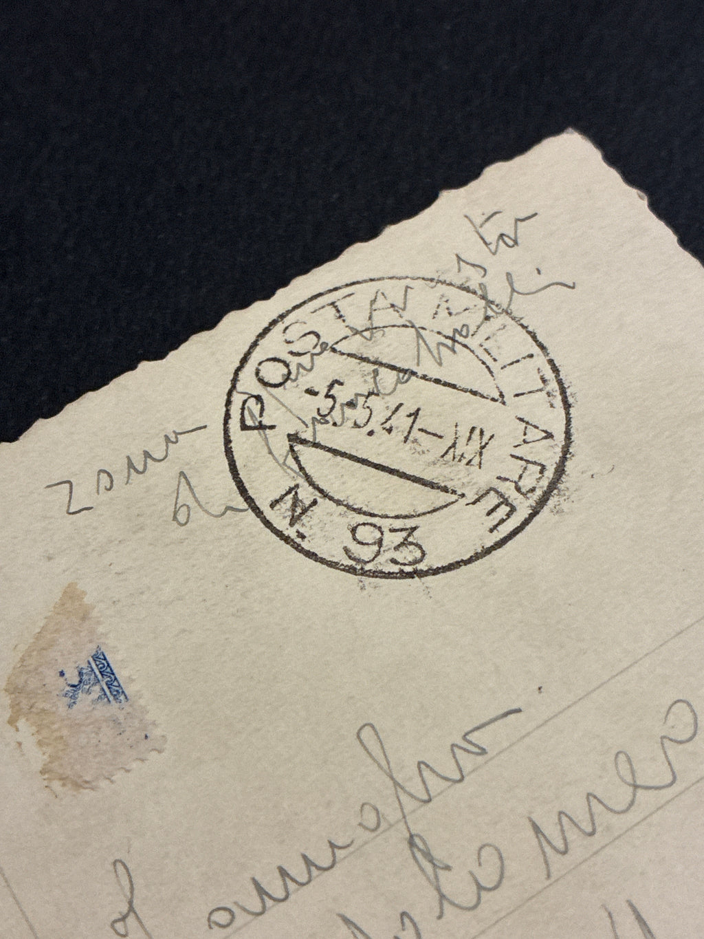 Cartolina Storica WW2 Lubiana Occupata 1941 - Posta Militare 93 "Zona sprovvista di francobolli"