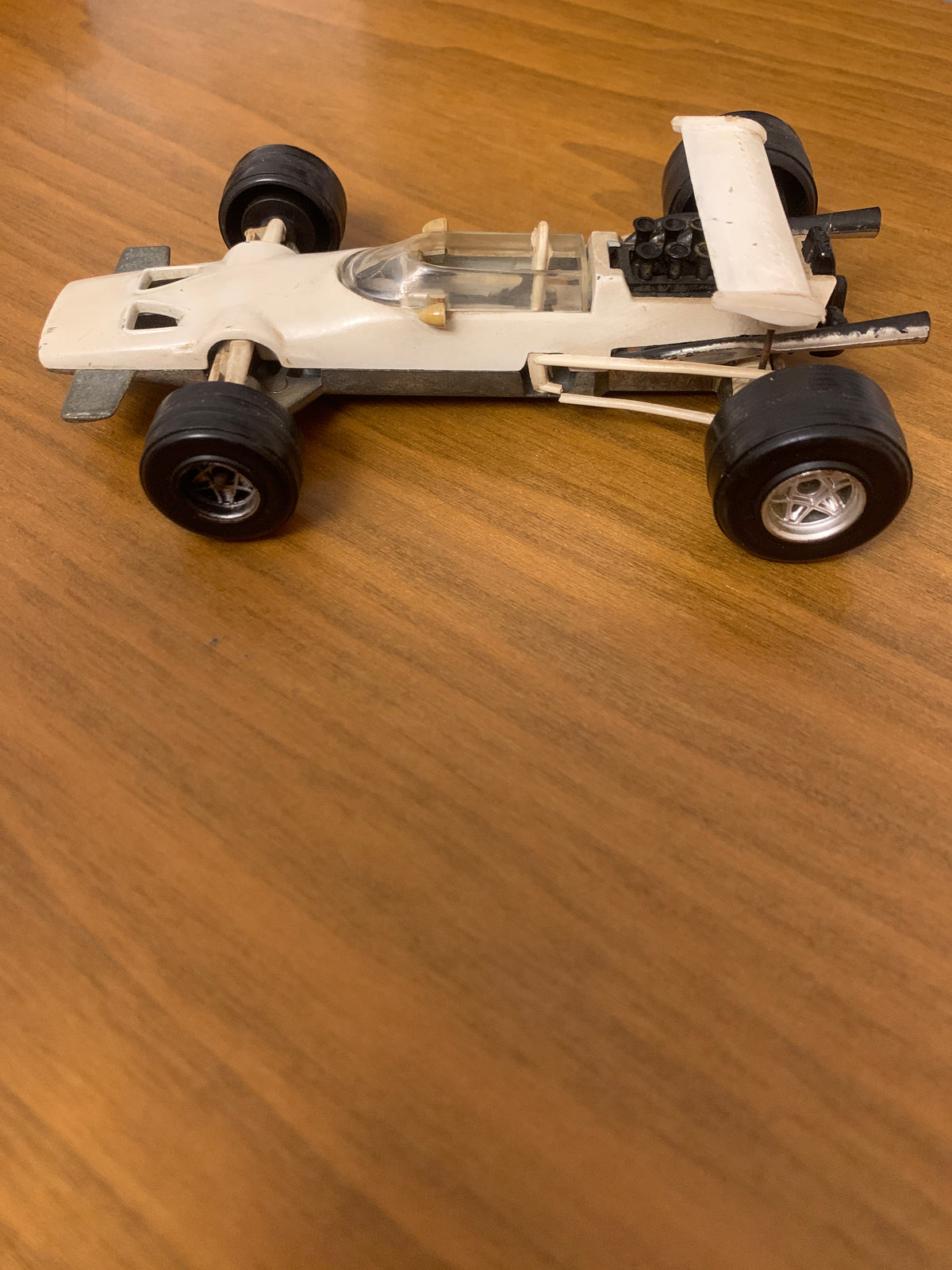 Modellino Vintage Auto da Corsa Formula 1 Biancamulticolore Anni 70