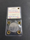 100 Lire 1968 Minerva Repubblica Italiana - Errore di conio Asse Ruotato di 40° Periziata Santino Zilli NC