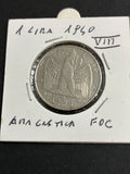 1 lira 1940 Moneta della Serie Impero in Lega Amagnetica