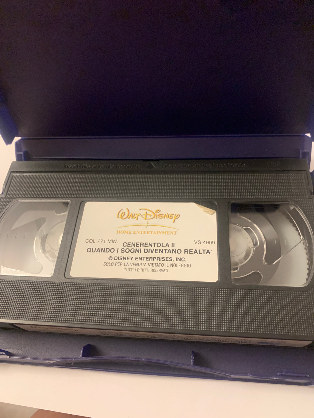 Lotto 2 VHS Disney - In giro per il mondo con Timon e Pumbaa + Cenerentola II