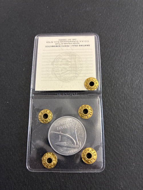 10 Lire 1952 "Spighe" in Perizia FDC
