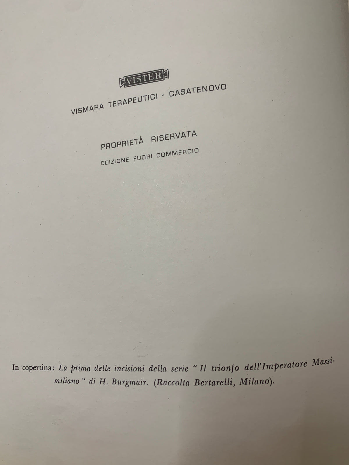 Lotto 3 volumi "Galleria di medici strani" - A cura di Antonio Miotto (Vister / Vismara Terapeutici, anni '50)