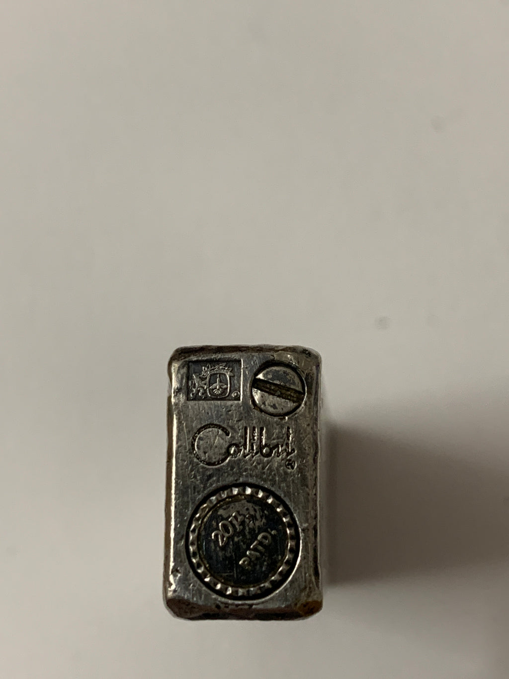 Accendino Colibri Vintage a Gas Modello 20P Silver - Finitura Diamantata / Guilloché
