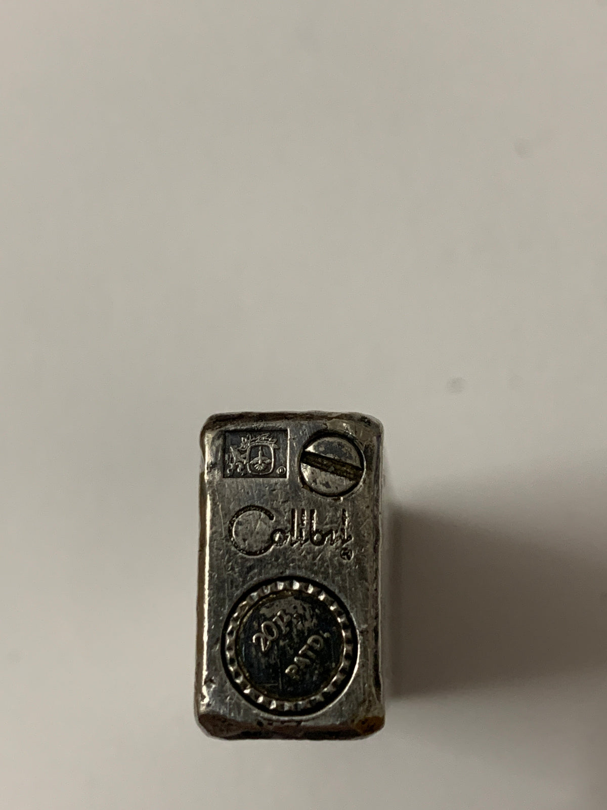 Accendino Colibri Vintage a Gas Modello 20P Silver - Finitura Diamantata / Guilloché