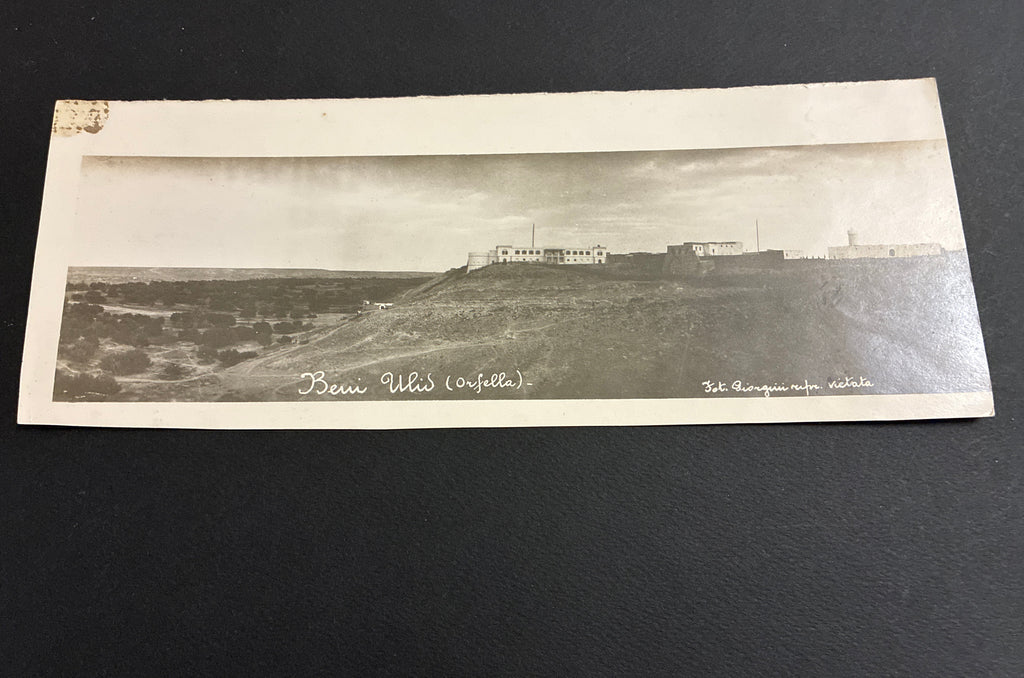 Foto Epoca Libia Bani Walid La Residenza Orfella Studio Giorgini Timbro Fototeca Museo Coloniale Italiano