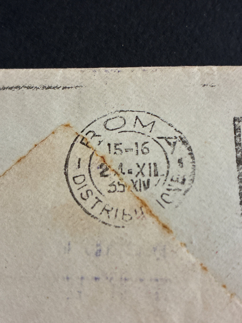 Lettera Ercole Marelli Milano (1935) con firma autografa del Direttore Centrale - Busta e Contenuto.