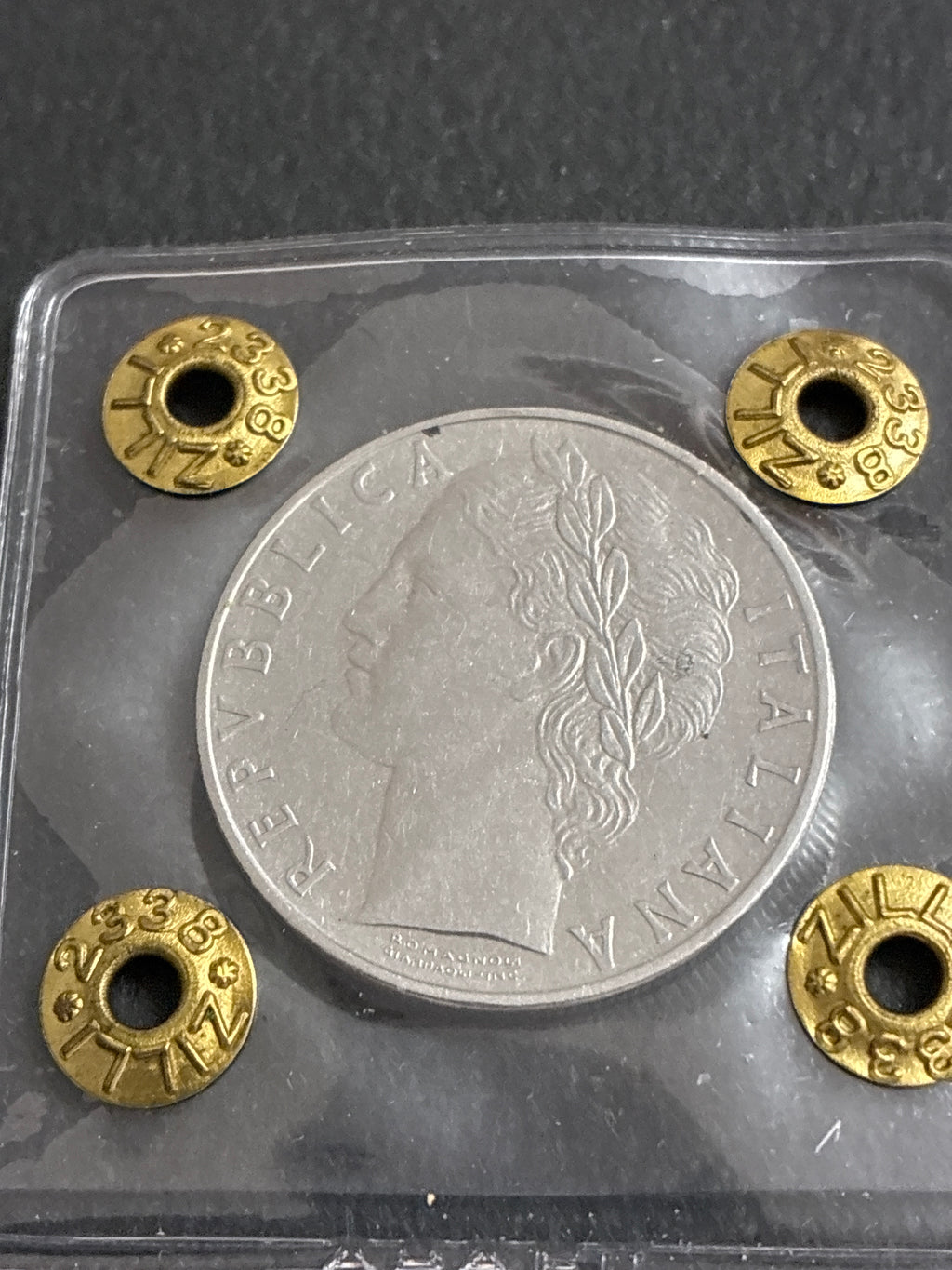 100 Lire 1968 Minerva Repubblica Italiana - Errore di conio Asse Ruotato di 40° Periziata Santino Zilli NC