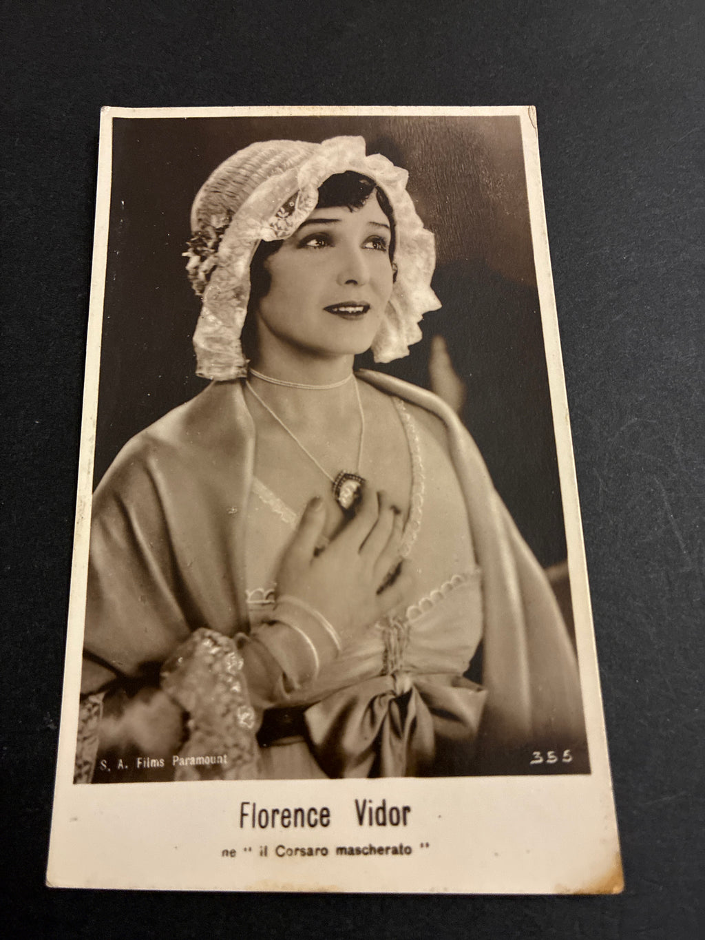 Rara Cartolina Vintage Florence Vidor - Cinema Muto - Edizioni G. B. Falci Milano (1926)