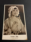Rara Cartolina Vintage Florence Vidor - Cinema Muto - Edizioni G. B. Falci Milano (1926)