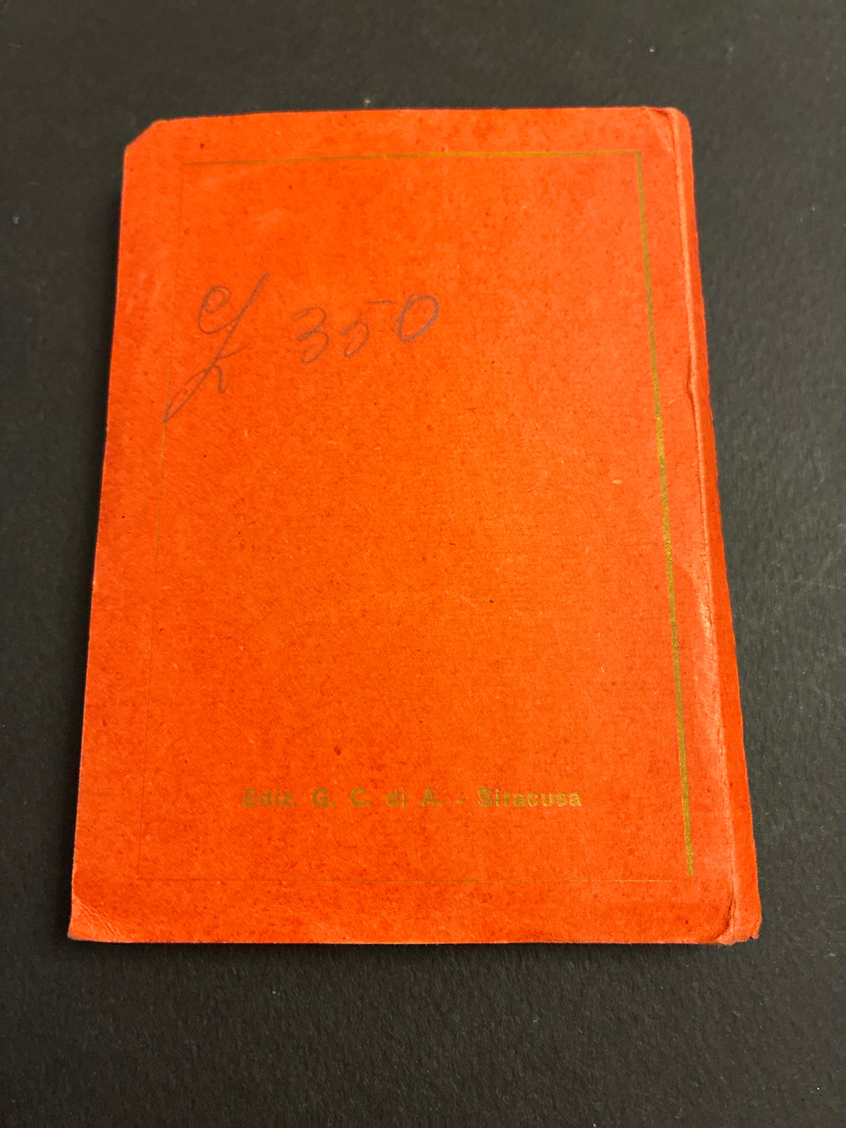 Libretto di cartoline Ricordo di Siracusa - Bustina vintage con 18 vere fotografie storiche d'epoca
