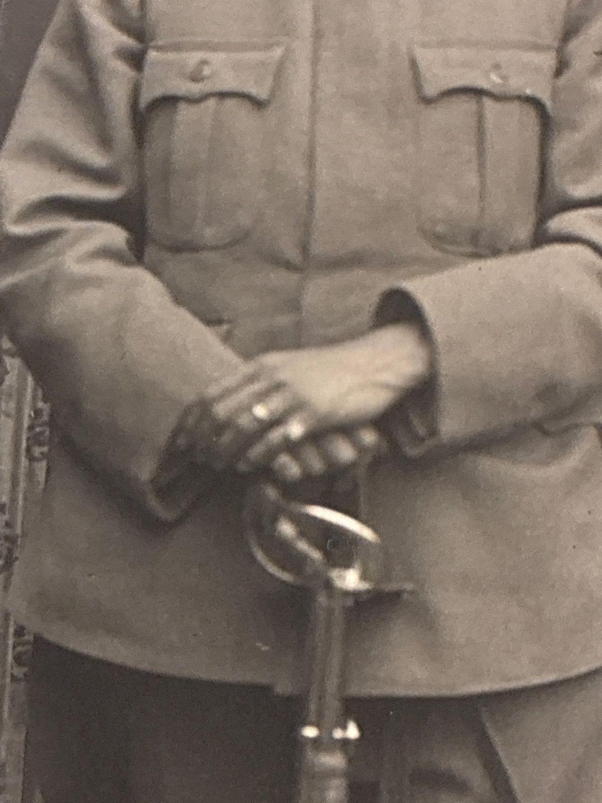 Foto Cartolina WW1 Carlo Dabalà Ufficiale Regio Esercito Carta Tensi Militaria Rara