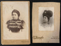 Lotto 2 Antiche Fotografie Ritratti Studio Sergi Reggio Calabria e Marruglia Napoli D'Epoca