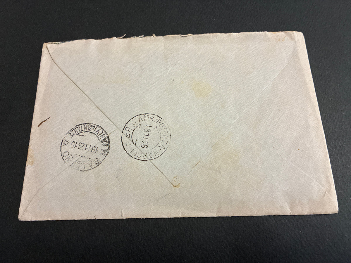 Busta 1926 spedita per espresso a Salerno in tariffa con francobollo commemorativo vii centenario francescano da lire 1,25.