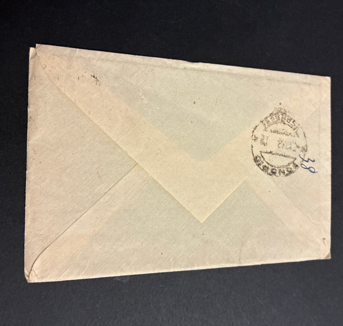 Busta espresso storica del 1946 spedita da Perugia all'ufficio postale di Vallesana (Sondrio) con affrancatura mista.