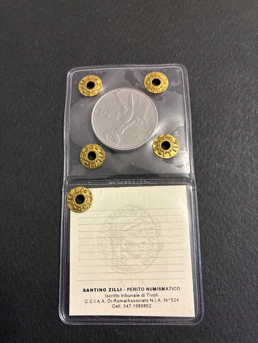 Moneta da 50 Lire 1977 Periziata Zilli - Errore di Conio: Manca il Nr 1 della Data e il Segno di Zecca BB