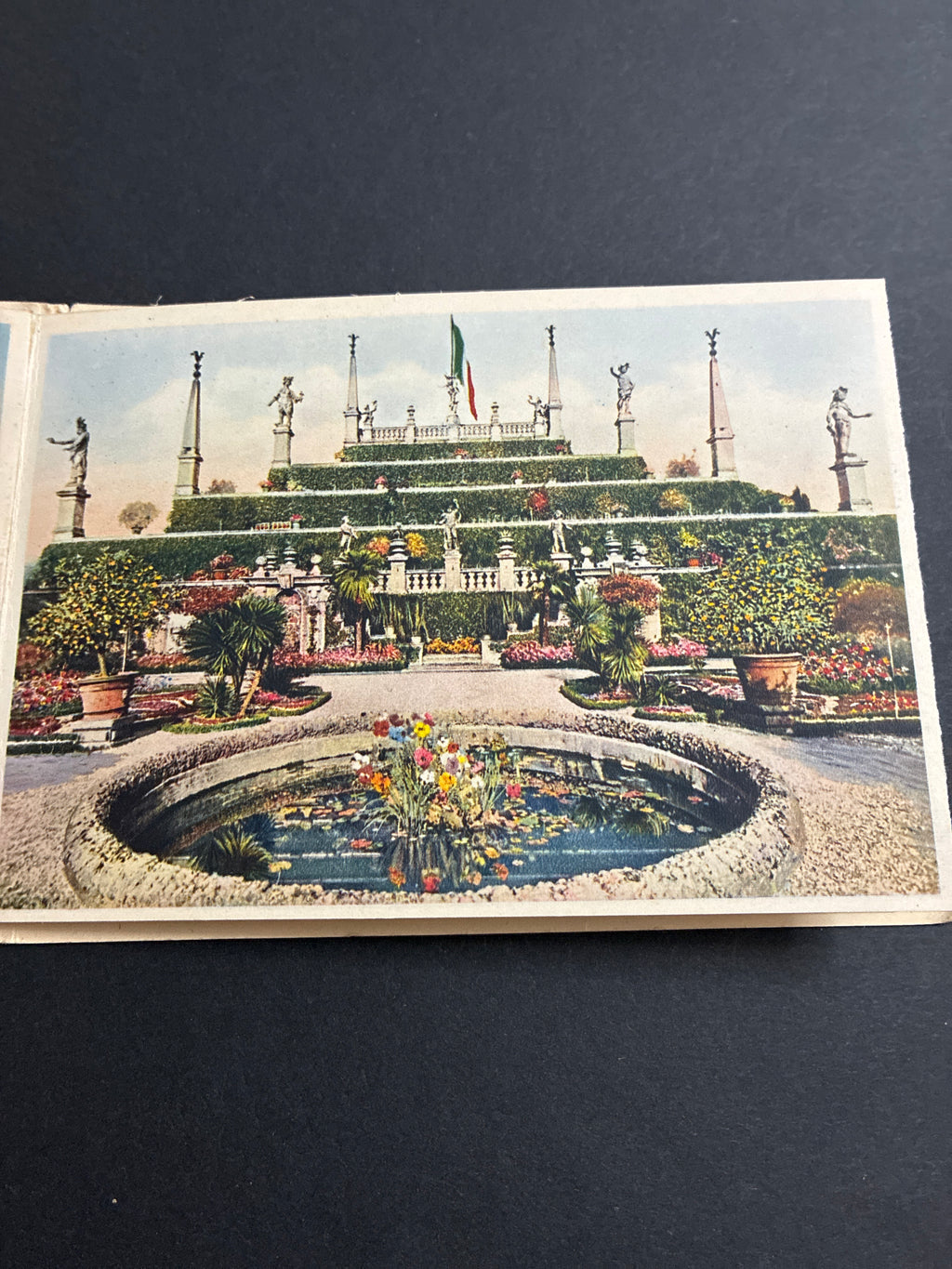 Libretto a fisarmonica "Ricordo dell'Isola Bella" - Edizioni A. Preda Milano