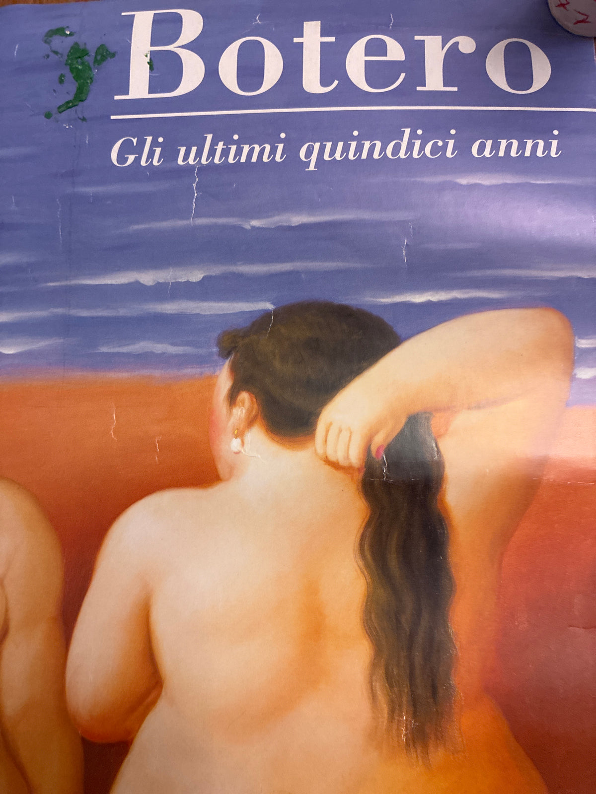 Manifesto Originale Mostra Fernando Botero Roma 2005 Con Ceralacca