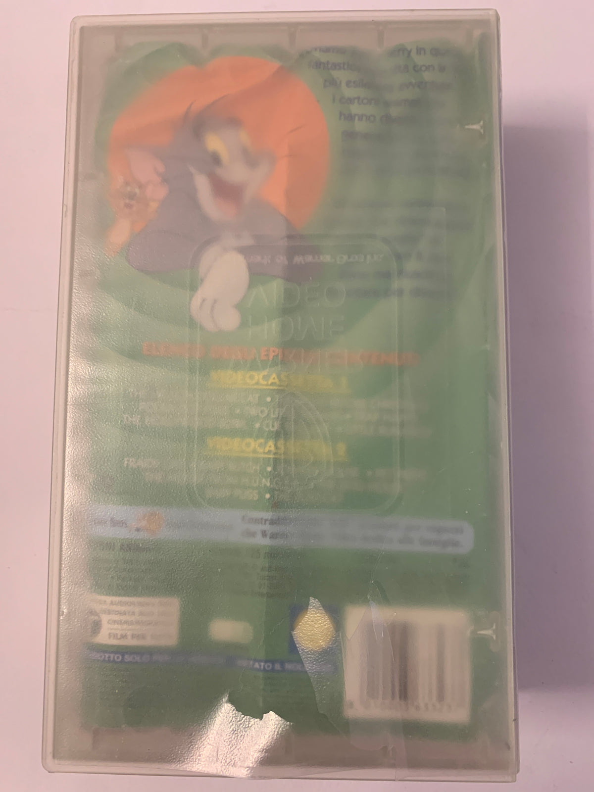 Cofanetto VHS "Il Meglio di Tom & Jerry" 2 Videocassette Originali Warner Bros
