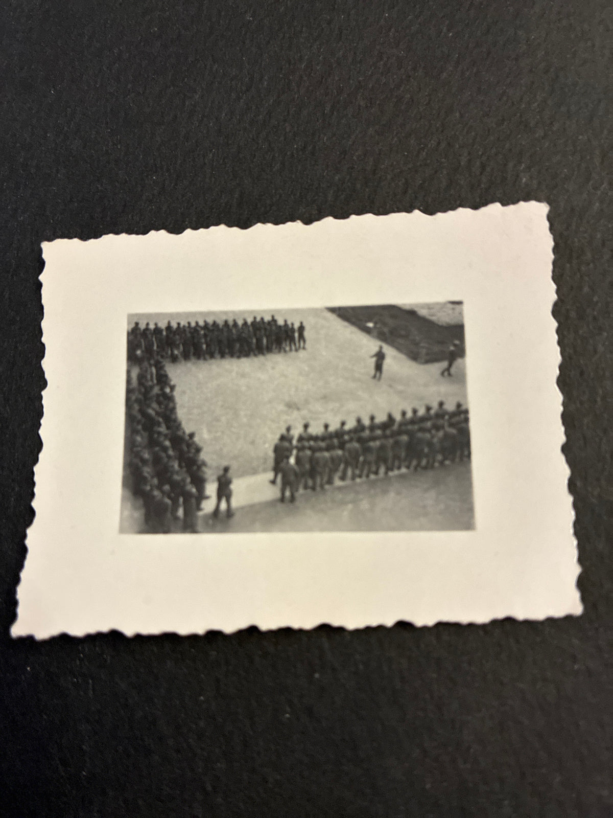 FOTO MILITARE D'EPOCA SCHIERAMENTO REPARTO GUARDIA DI FINANZA ARCHIVIO CARLO DABALÀ