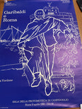 Manifesto Garibaldi e Roma 1983 - Illustrazione Luigi Dall'Oco
