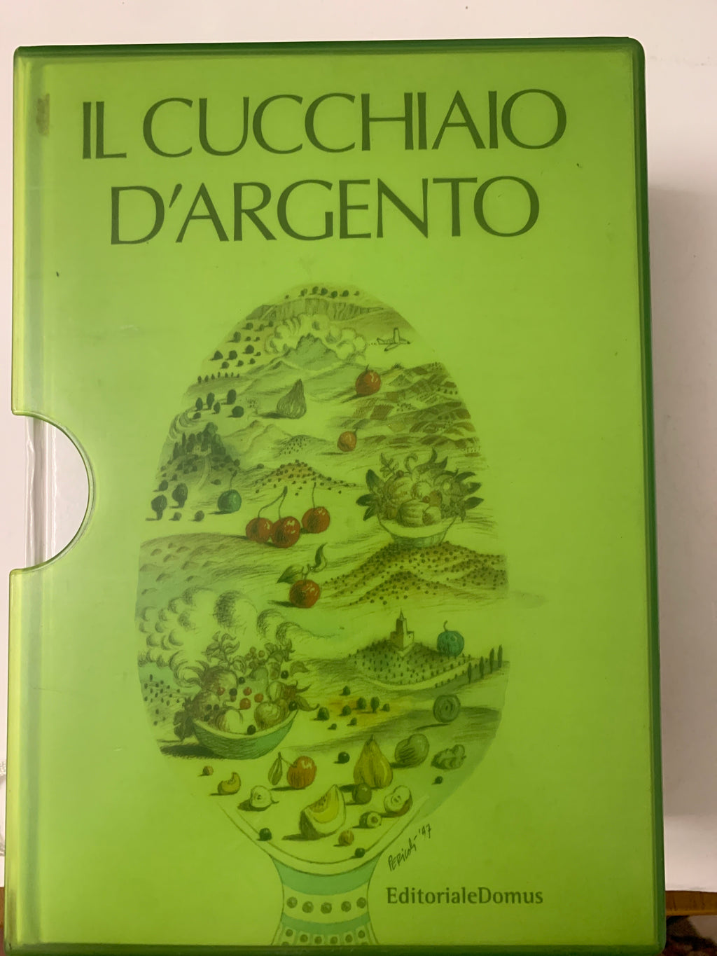 Libro Cucina Il Cucchiaio d'Argento Clelia d'Onofrio 8a Edizione 2000 Custodia