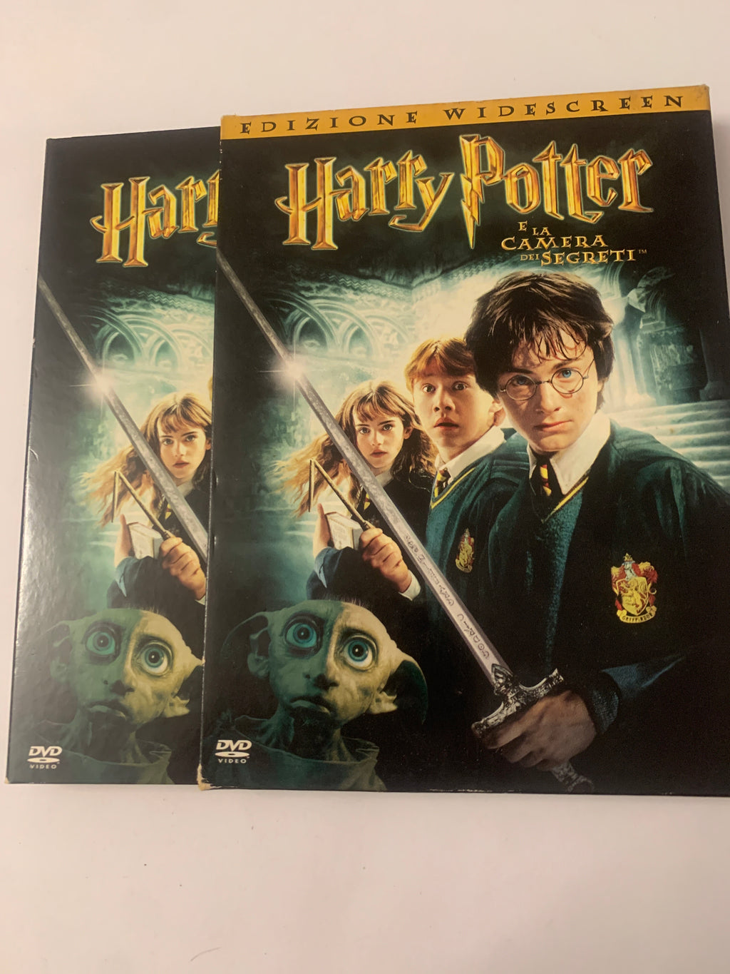 Lotto 4 DVD Harry Potter: La Camera dei Segreti Digipak, Prigioniero di Azkaban, Calice di Fuoco, Ordine della Fenice