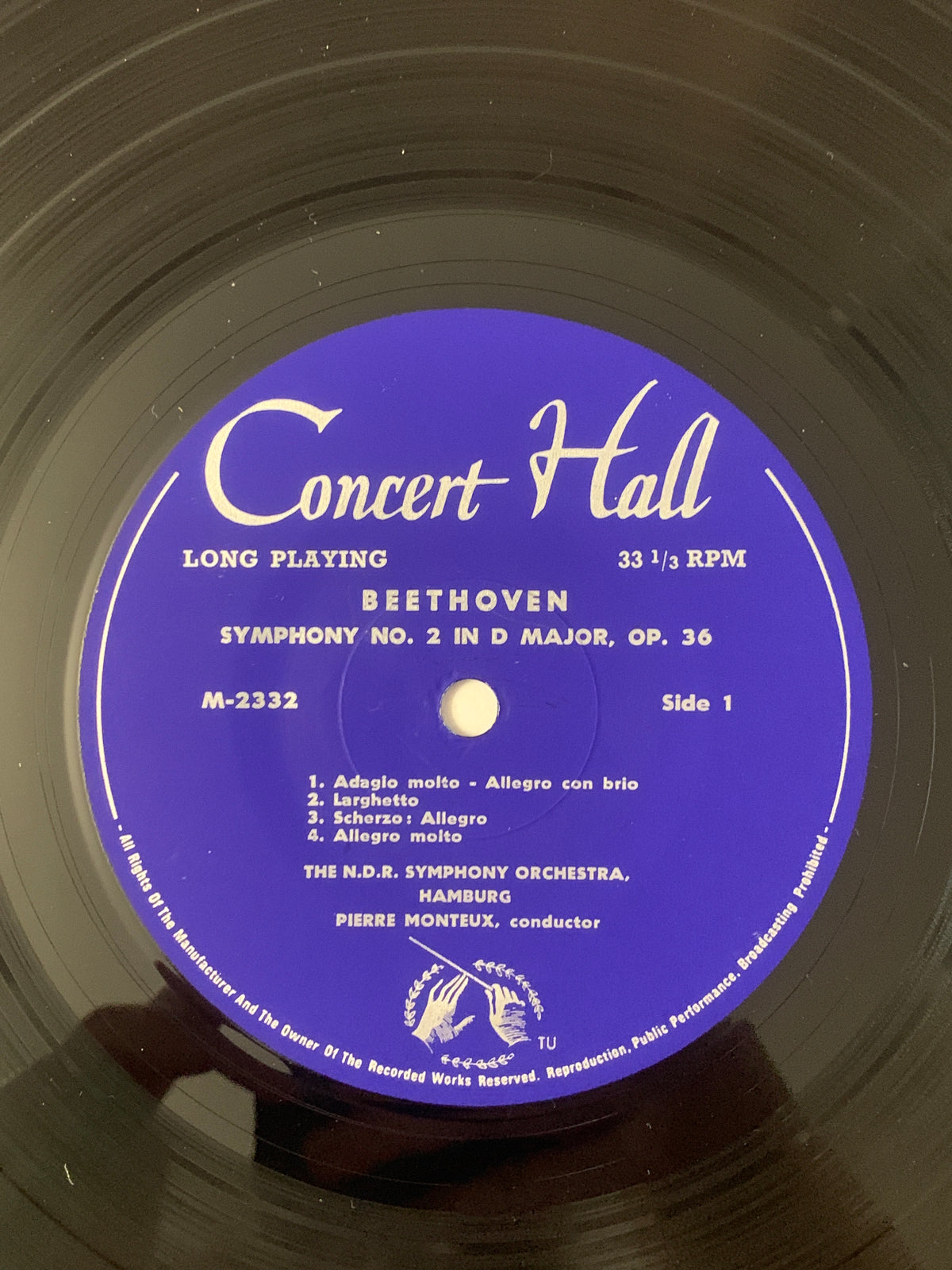 Beethoven - Sinfonie Nr. 2 & Nr. 4 (Pierre Monteux / NDR Hamburg) - Vinile LP Classica