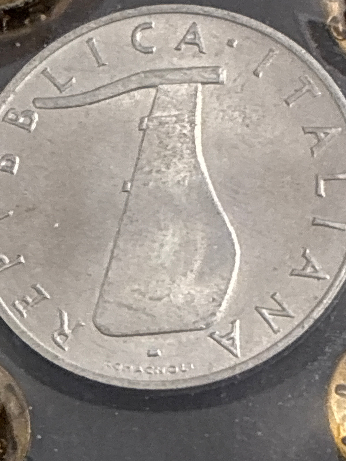 Moneta 5 Lire 1954 qFDC con errore di conio periziata Zilli