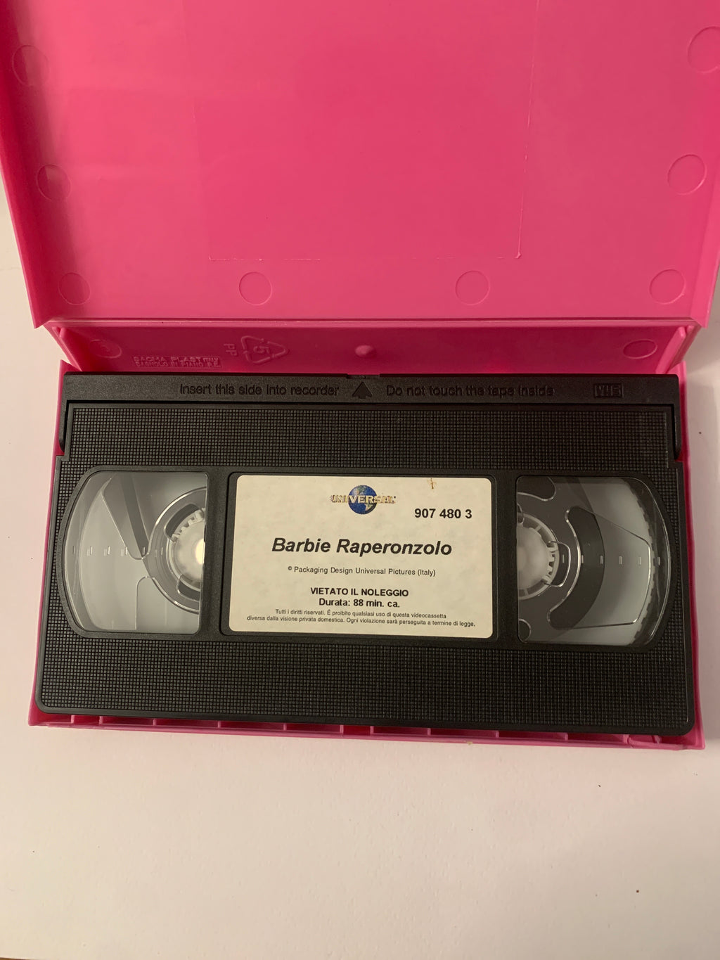 Lotto 2 VHS Barbie - Raperonzolo e Lo Schiaccianoci
