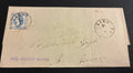 Lettera 1863 con 15 Centesimi Azzurro Primo Tipo "Matraire" dall'Archivio e Collezione dell'Ing. Curzio Batini