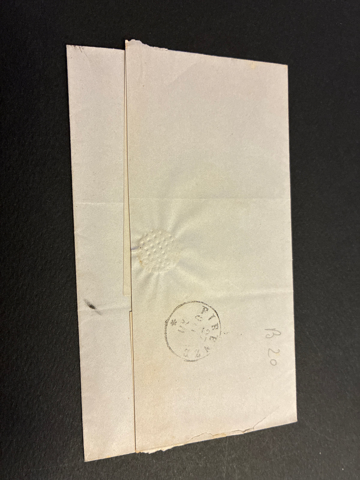 Lettera Storica 1863 da Portoferraio Elba a Firenze Francobollo 15c II Tipo