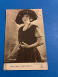 Cartolina fotografica d'epoca della diva del cinema muto Mary Miles Minter edita dalla collana francese SAN Paris per la Film Paramount
