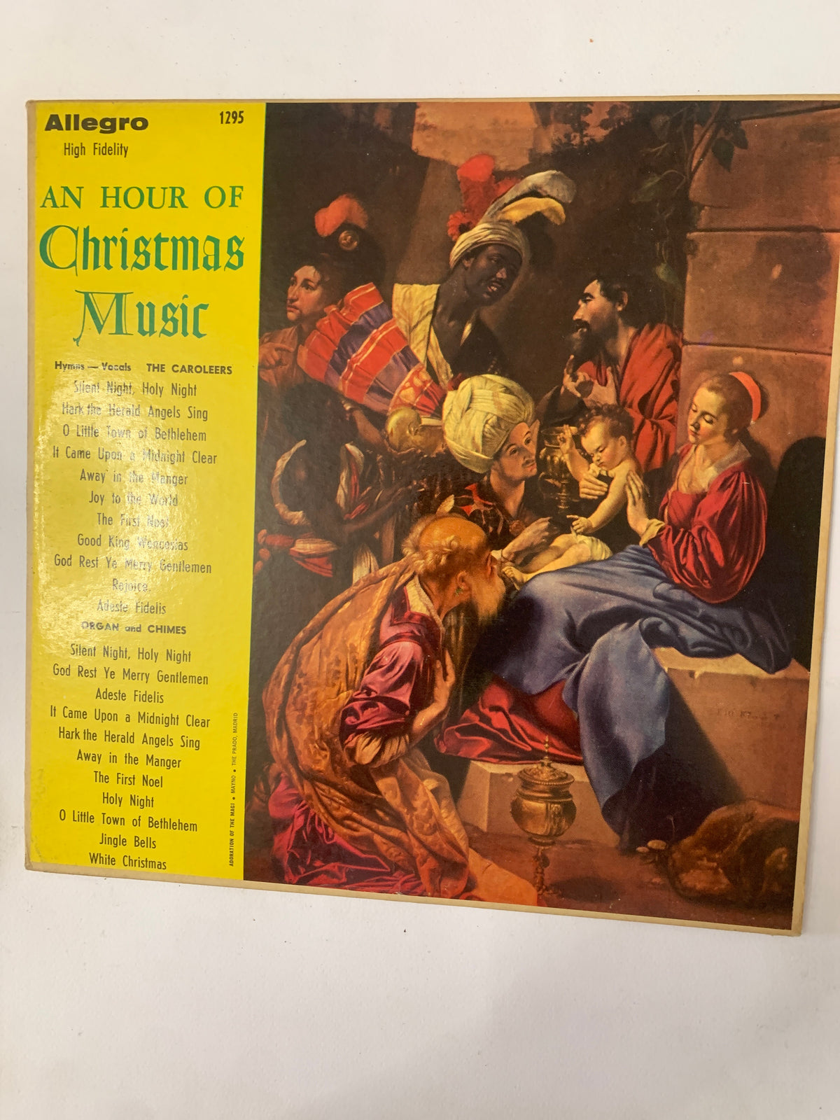 LP 33 Giri Allegro 1295 - An Hour of Christmas Music (1956)