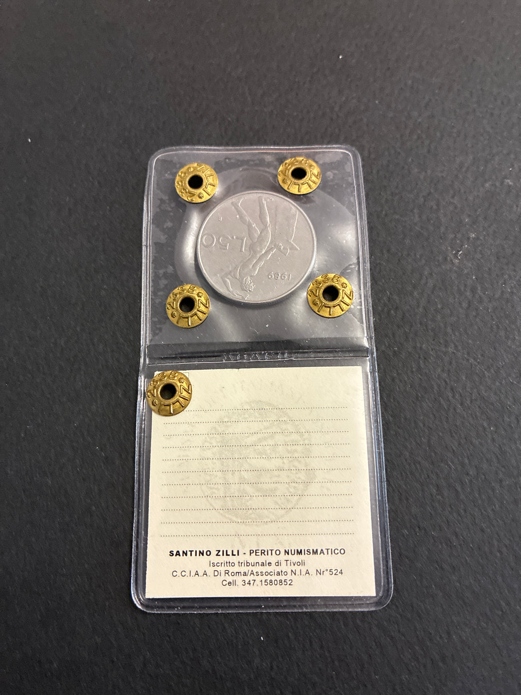 50 Lire 1989 Vulcano - Manca l'Orecchio - Periziata SPL Zilli - Rif 329