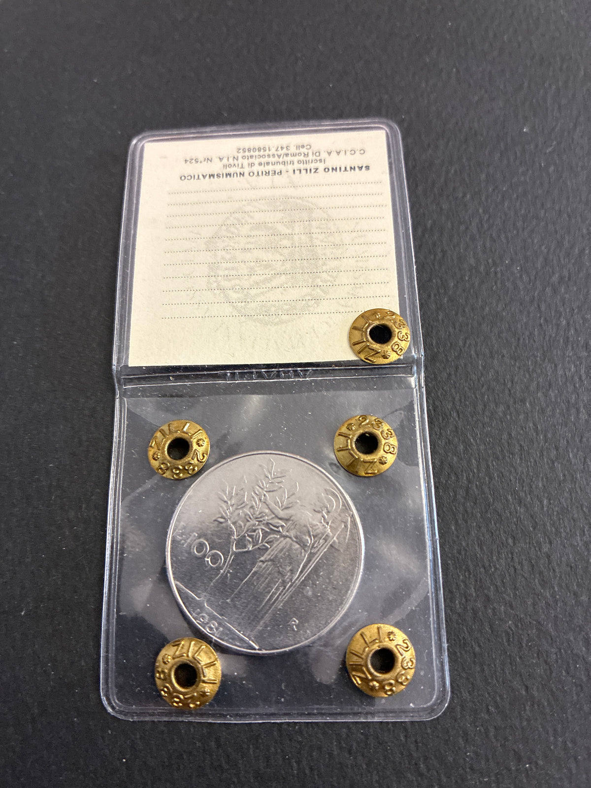 100 Lire 1981 "Minerva" Errore Capelli Lisci Dietro l'Orecchio in Perizia BB