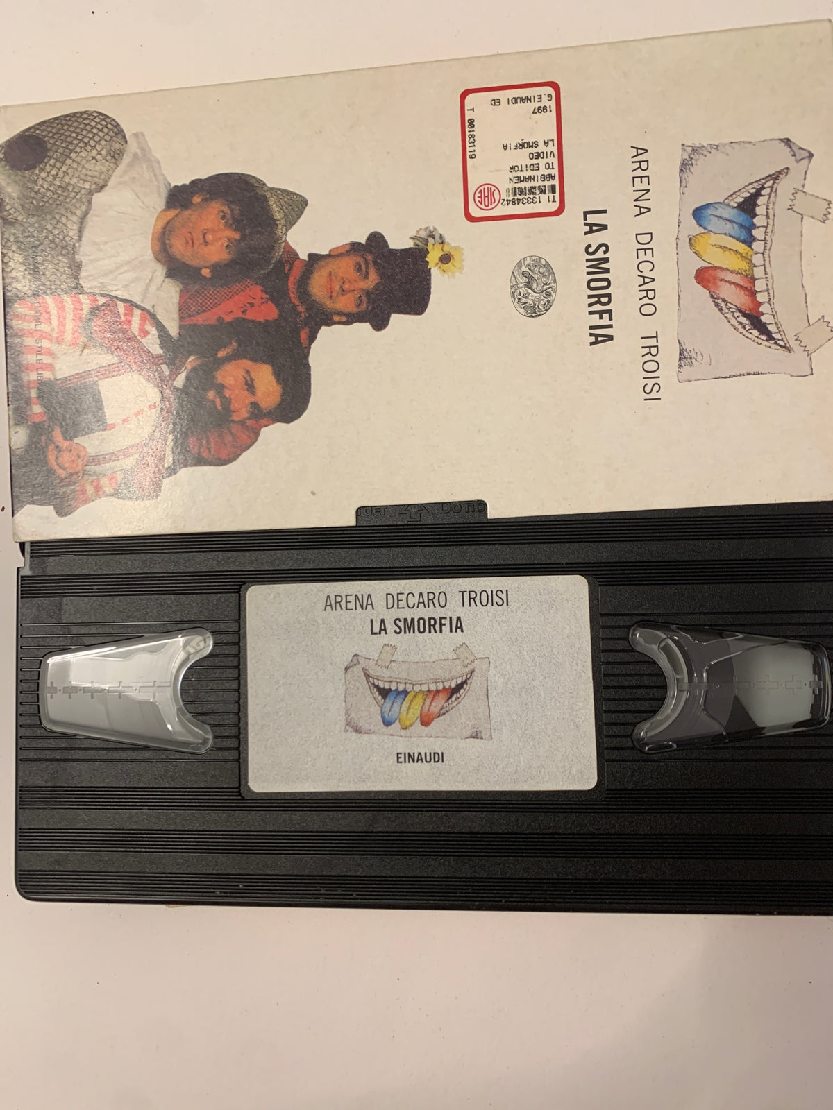 VHS "La Smorfia" – Arena, De Caro, Troisi (Einaudi Stile Libero, 1997)