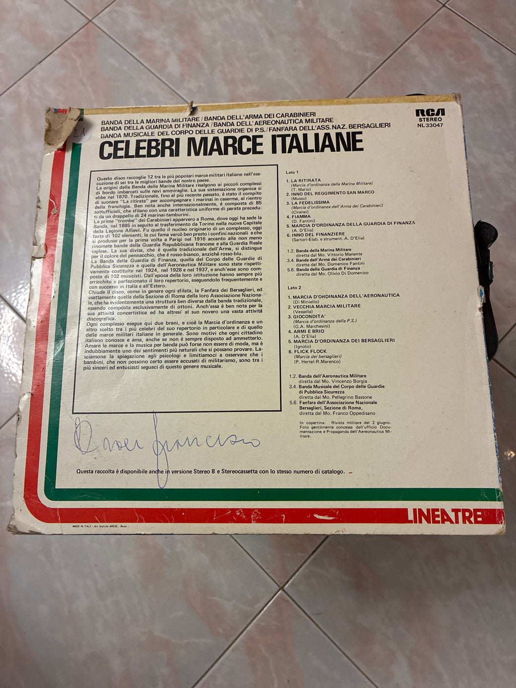 Celebri Marce Italiane - Vinile LP 33 Giri (RCA Lineatre, 1977