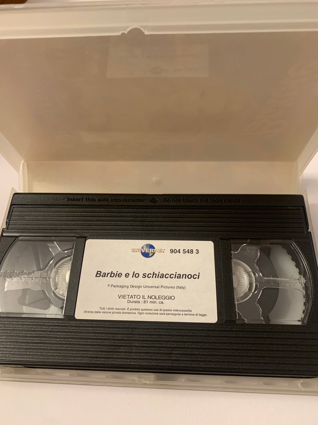 Lotto 2 VHS Barbie - Raperonzolo e Lo Schiaccianoci