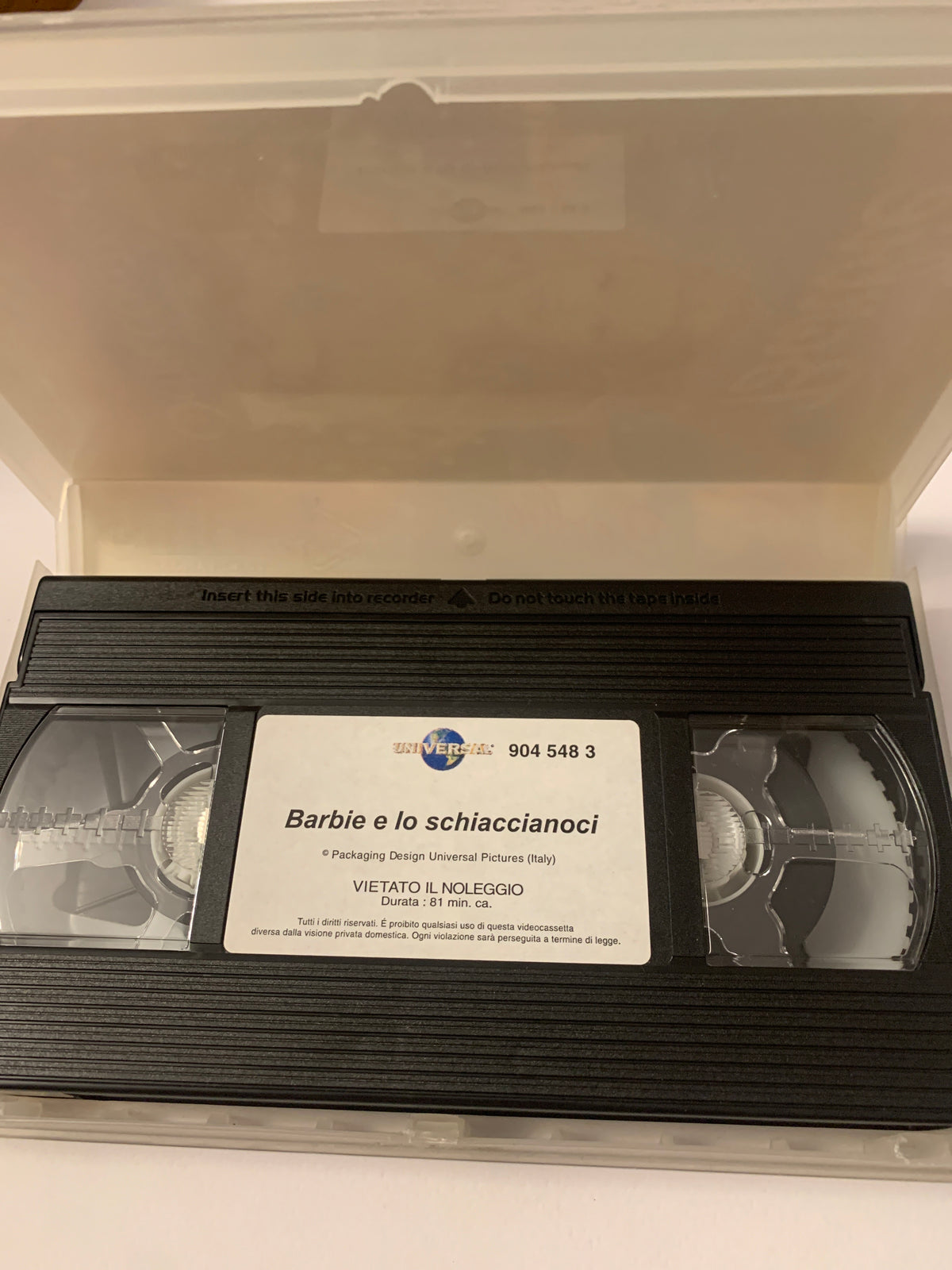 Lotto 2 VHS Barbie - Raperonzolo e Lo Schiaccianoci