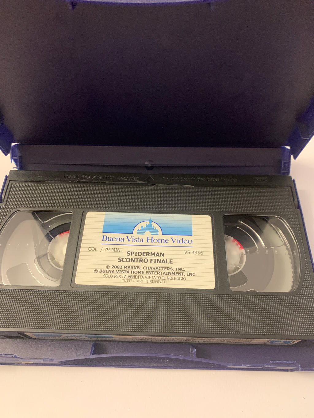 Lotto 2 VHS Marvel "L'Incredibile Hulk" e "Spider-Man - Scontro Finale" Serie Anni '90