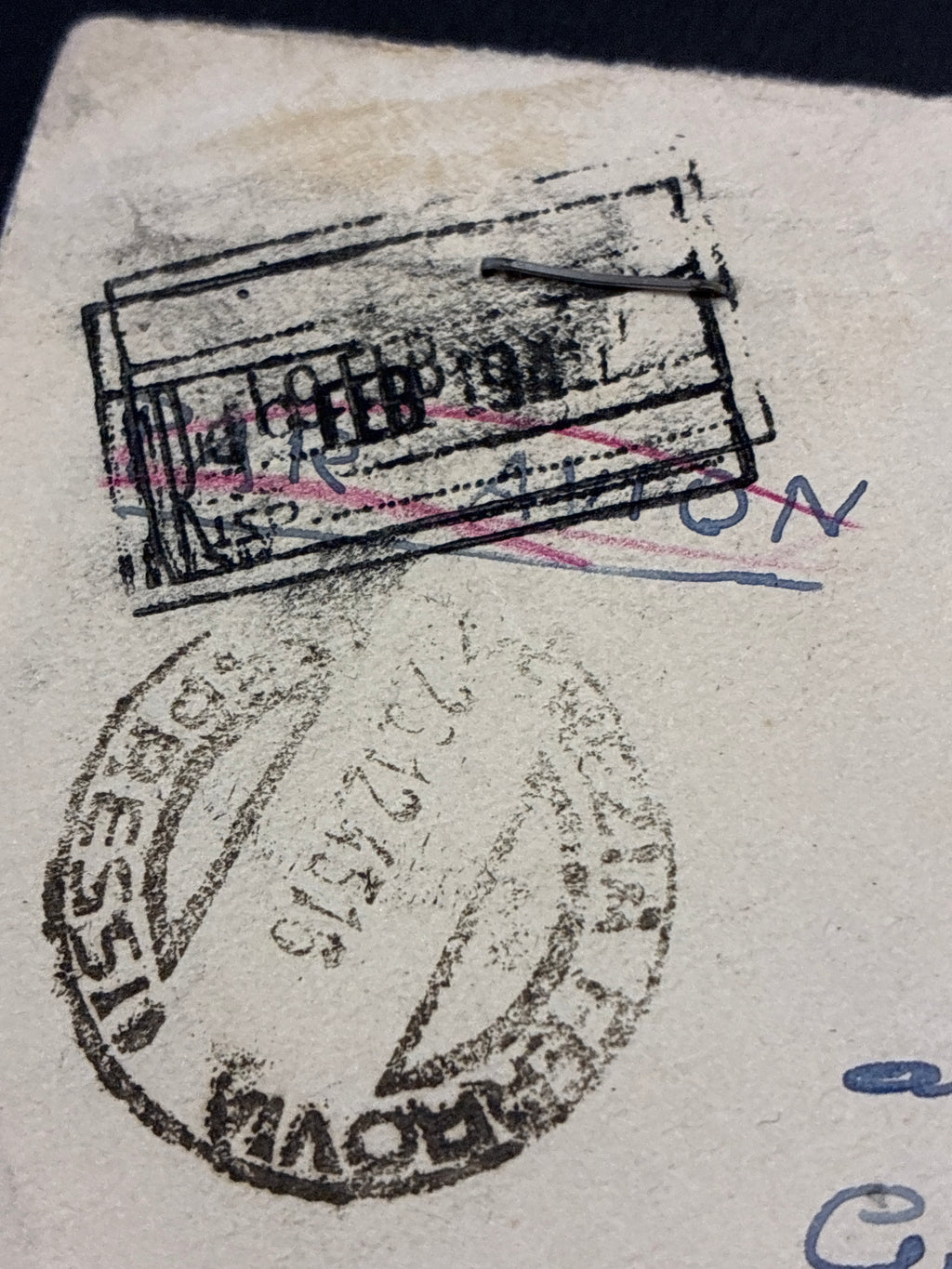 Busta via aerea della Luogotenenza del 1946 da Padova ad Asmara con blocco di 8 francobolli da 2 Lire