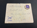 1941, Posta Militare 82: Busta di Via Aerea con Francobollo da 1 Lira Sovrastampato P.M. Spedita dal Fronte Albanese per Roma