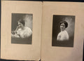 Lotto 2 Antiche Fotografie Ritratti Donna Studio Chandler Buenos Aires D'Epoca