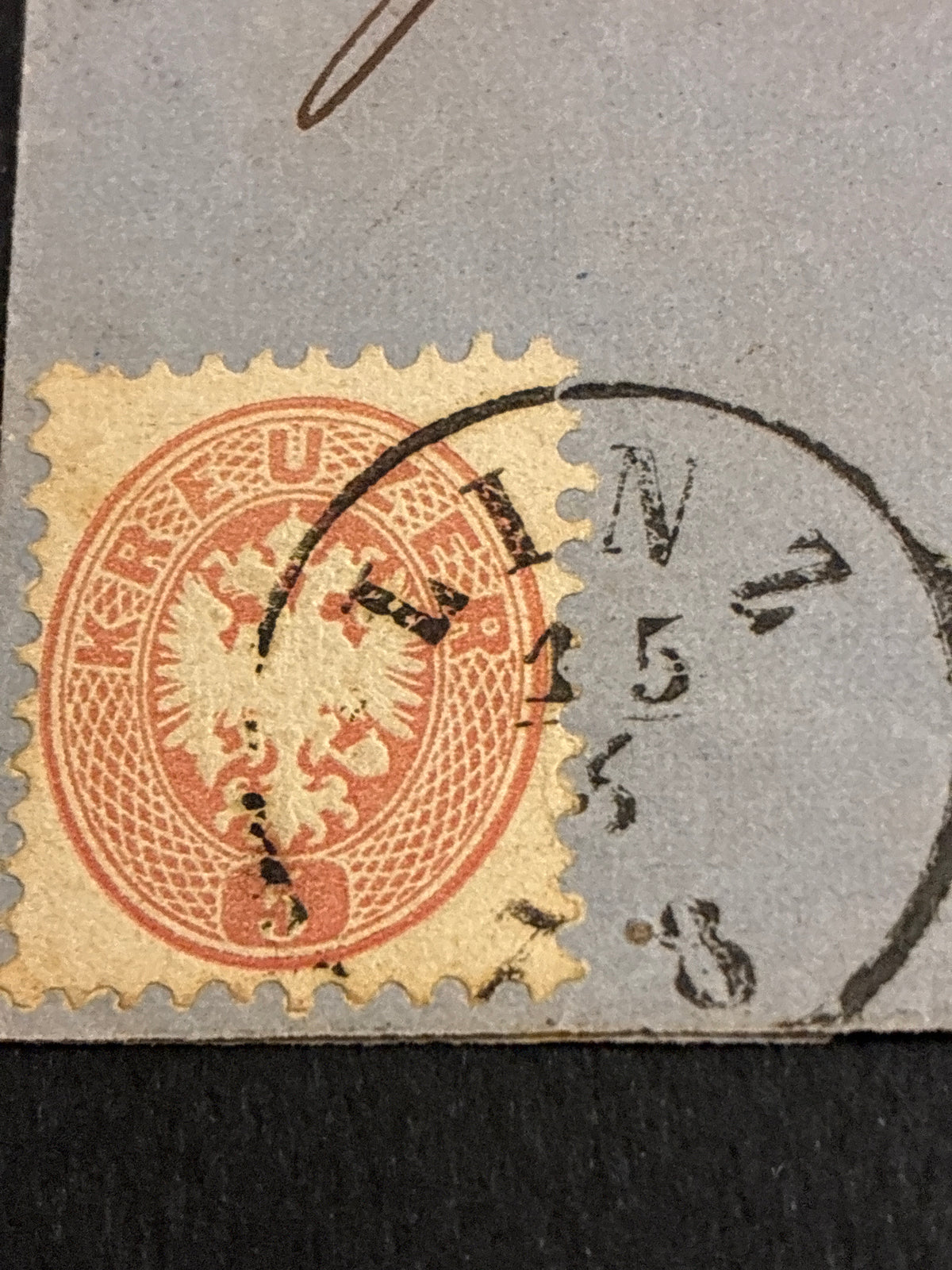 Lettera 1867 da Lienz a Bolzano via Innsbruck in tariffa da 5 Kreuzer rosso con testo commerciale interno completo