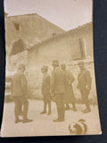 Foto Unica e Inedita WW1 - Sua Maestà il Re Vittorio Emanuele III d'Ispesione al Fronte con il Duca d'Aosta e Cane Mascotte