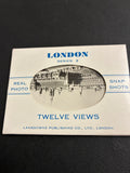 Libretto souvenir vintage "London Series 2 - Twelve Views" (Lansdowne Publishing Co., anni '40/'50)