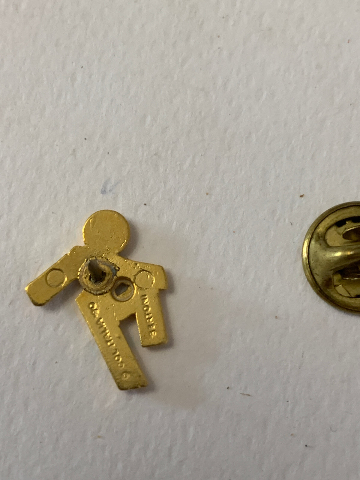 Lotto Italia '90: Portachiavi Bertoni Blister + Spilletta Paper Mate Sponsor
